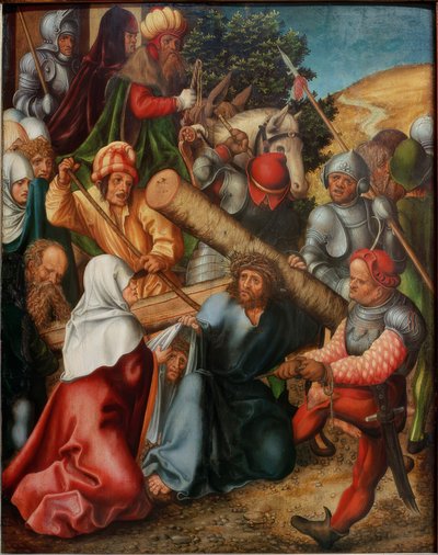 Att bära korset av Lucas Cranach the Elder