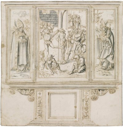 Lucas Cranach altarskiss av Lucas Cranach the Elder
