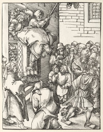 Martyrskap av St. Jakob den Mindre. av Lucas Cranach the Elder
