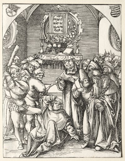 Martyrskap av St. Judas Thaddeus. av Lucas Cranach the Elder