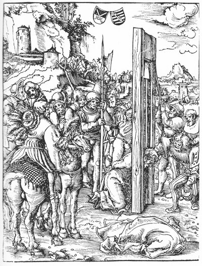 Matteus martyrdöd av Lucas Cranach the Elder
