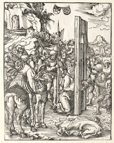 S:t Mattias martyrskap. av Lucas Cranach the Elder