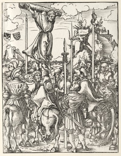 Sankt Filips martyrskap. av Lucas Cranach the Elder