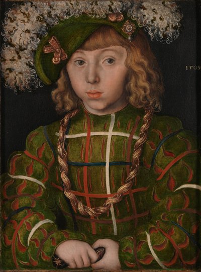 Porträtt av Johan Fredrik I, den storsinta av Lucas Cranach the Elder