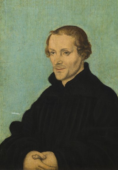 Porträtt av Philipp Melanchton av Lucas Cranach the Elder