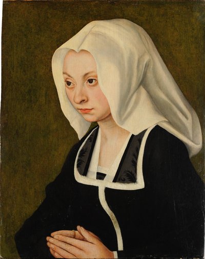 Porträtt av en kvinna av Lucas Cranach the Elder