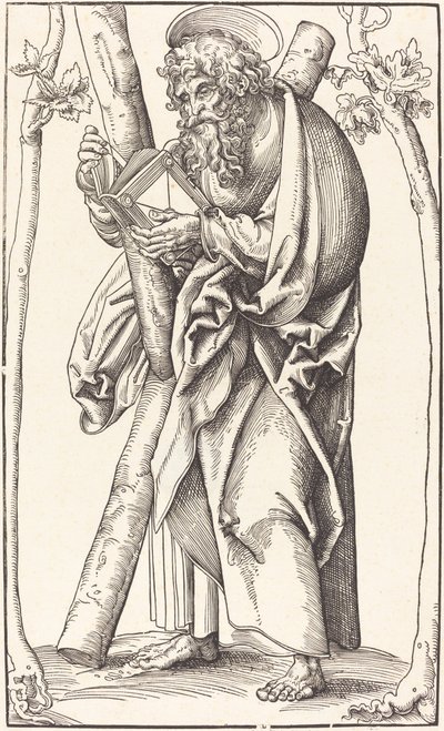 Sankt Andreas av Lucas Cranach the Elder
