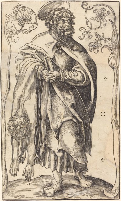 Sankt Bartolomeus av Lucas Cranach the Elder
