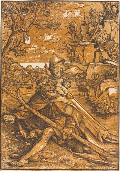 Sankt Christopher av Lucas Cranach the Elder