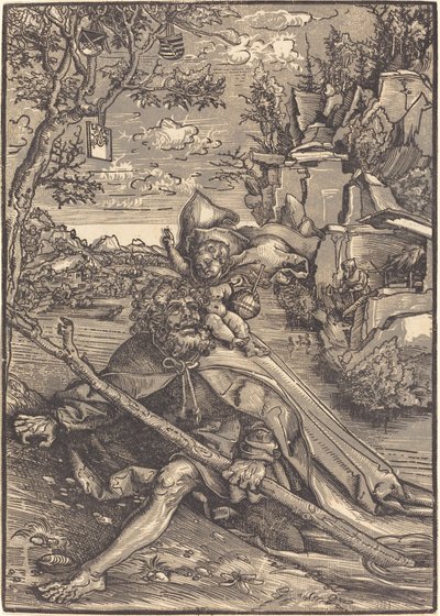 Sankt Christopher av Lucas Cranach the Elder