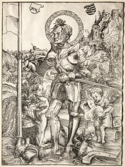 Saint George Standing, 1506. av Lucas Cranach the Elder