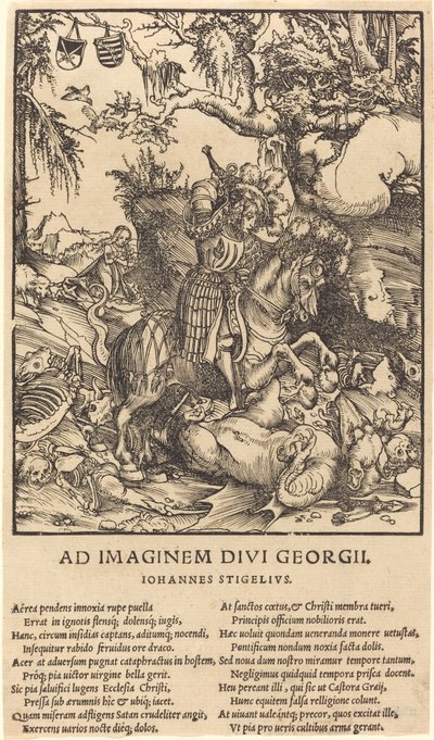 Sankt Georg och draken av Lucas Cranach the Elder