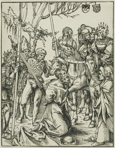 Sankt Jakob den store, från Apostlarnas martyrium av Lucas Cranach the Elder
