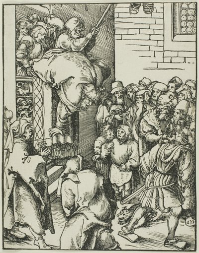 Sankt Jakob den mindre, Apostlarnas martyrium av Lucas Cranach the Elder