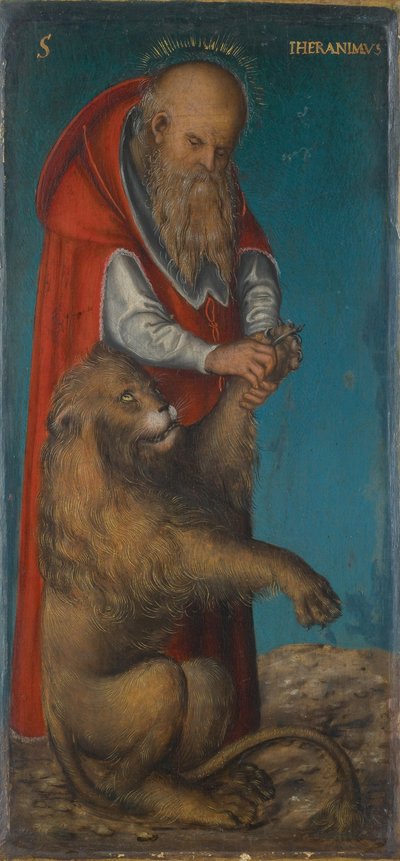 Sankt Hieronymus, 1515 av Lucas Cranach the Elder