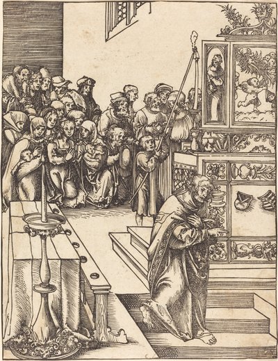 Sankt Johannes evangelisten av Lucas Cranach the Elder