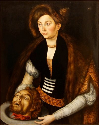 Salome med Johannes Döparens huvud








 Alternativ titel(n):  Salome med Johannes Döparens huvud av Lucas Cranach the Elder