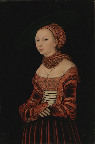 Swedish: Porträtt af ett ungt fruntimmer, knästycke Portrait of a young woman



































" av Lucas Cranach the Elder