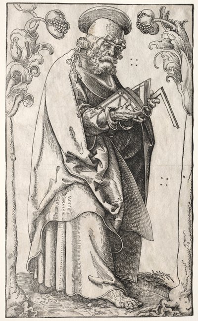 Aposteln Matteus. av Lucas Cranach the Elder