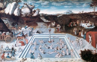 Ungdomens fontän, 1546 av Lucas Cranach the Elder