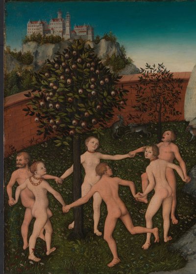 Guldåldersdetaljen av Lucas Cranach the Elder