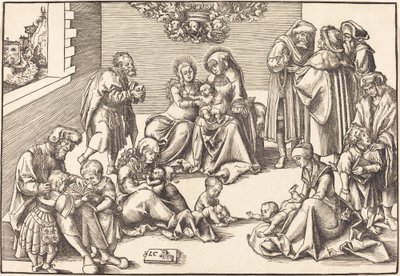 Den heliga släktskapet av Lucas Cranach the Elder