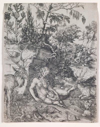 Sankt Johannes Chrysostomos botgöring av Lucas Cranach the Elder