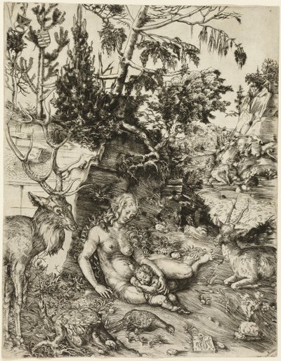 Den helige Johannes Chrysostomos botgöring av Lucas Cranach the Elder