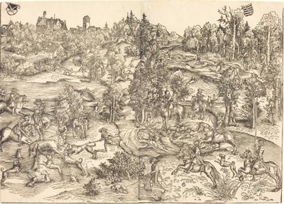 Stagjakten av Lucas Cranach the Elder