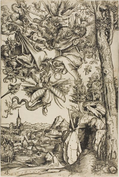 Sankt Antonius frestelse av Lucas Cranach the Elder