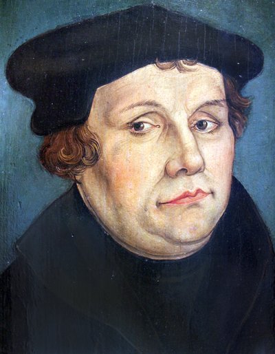 1570 Cranach d.J. Porträtt Martin Luther anagoria av Lucas Cranach the Younger