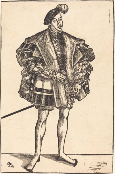 John William, hertig av Saxe-Coburg av Lucas Cranach the Younger