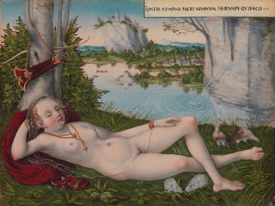 Vårens nymf, ca. 1545-50. av Lucas Cranach the Younger