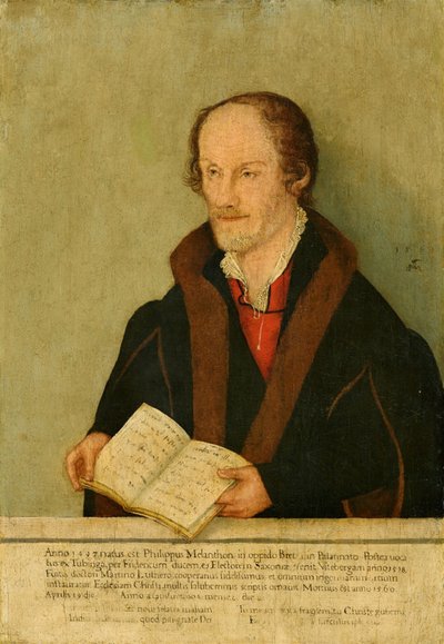 Porträtt av Philipp Melanchthon av Lucas Cranach the Younger