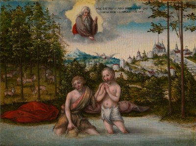 Kristi dop av Lucas Cranach the Younger