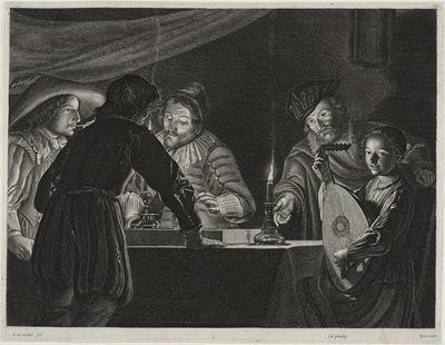 Backgammonspelare av Lucas Emil Vorsterman