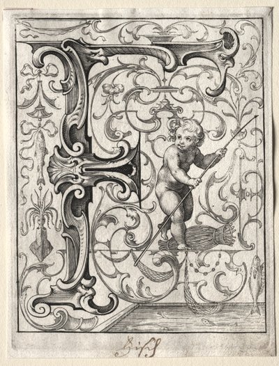 Nytt ABC-häfte: F, 1627. av Lucas Kilian