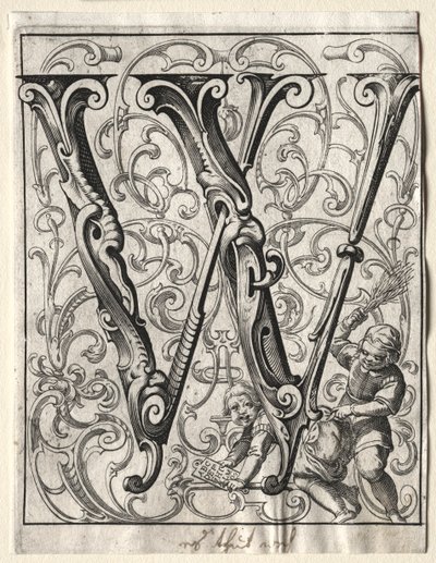 Nytt ABC-häfte: W, 1627. av Lucas Kilian