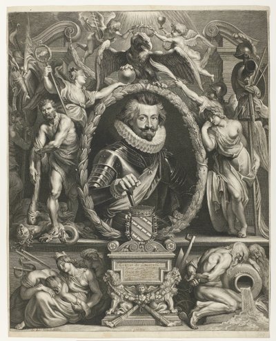 Porträtt av Charles Bonaventure de Longueval, greve av Bucquoy Porträtt av Charles-Bonaventure de Longueval, Graaf van Bucquoy av Lucas Vorsterman (I)