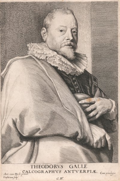 Theodore Galle, gravör i Antwerpen av Lucas Vorsterman