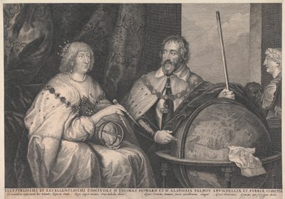 Thomas Howard, 21:e earl av Arundel och Alethea Howard (född Talbot), 13:e friherrinnan Furnival, grevinna av Arundel av Lucas Vorsterman
