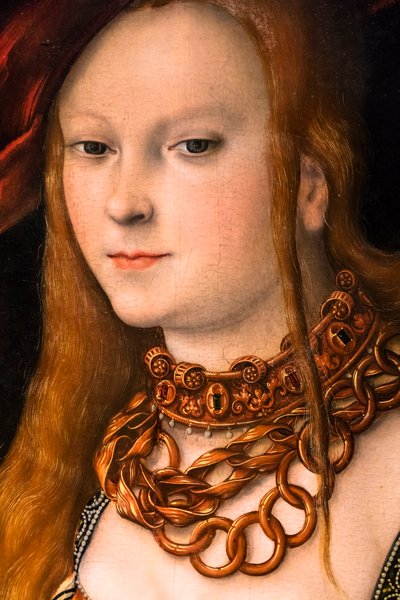 Judith med Holofernes huvud, ca 1530 (Tempera och olja på trä (basswood)) av Lucas the Elder Cranach