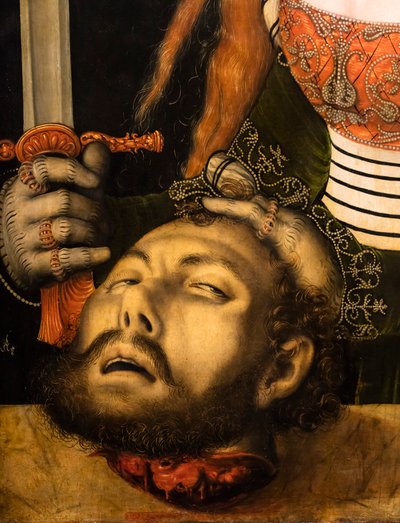 Judith med Holofernes huvud, ca 1530 (Tempera och olja på trä (basswood)) av Lucas the Elder Cranach