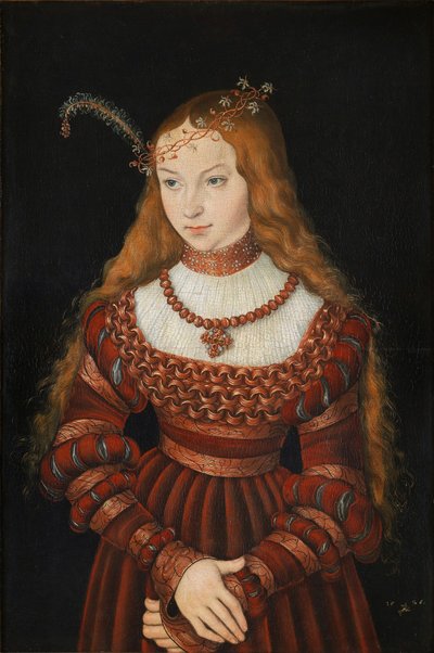 Sibylle av Kleve av Lucas the Elder Cranach