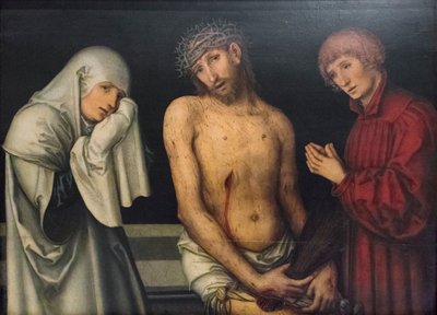 Medkänsla av Lucas the Elder or Hans (d.1537) Cranach