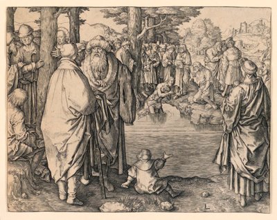 Kristi dop av Lucas van Leyden
