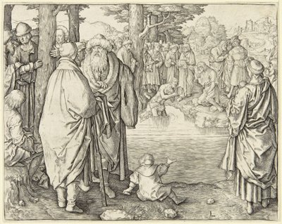 Kristi dop av Lucas van Leyden