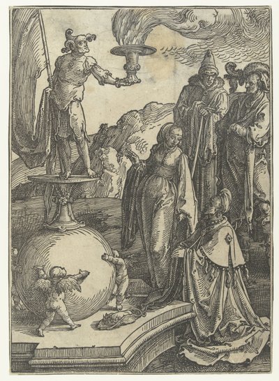 Salomos avgudadyrkan Liten serie Damlistor (serietitel) av Lucas van Leyden