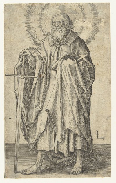 Aposteln Paulus Kristus och apostlarna (serietitel) av Lucas van Leyden