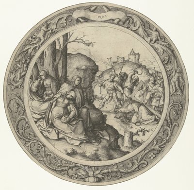Bärandet av korset The Round Passion (serietitel) av Lucas van Leyden